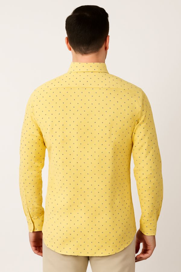 Printed Yellow Shirt - Image 3