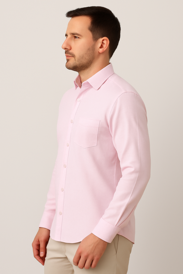 Pink Formal Shirt - Image 3
