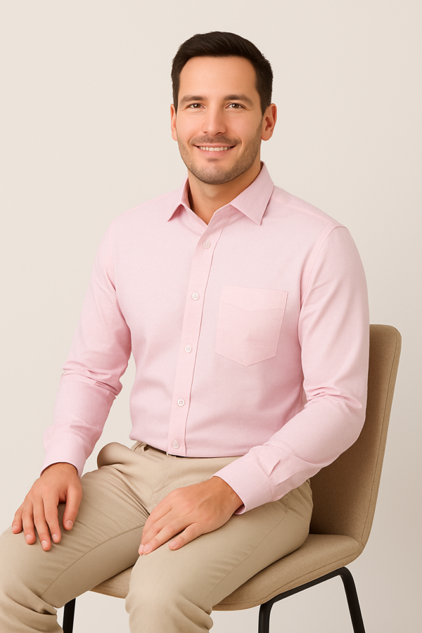 Pink Formal Shirt - Image 5