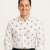 Printed White Shirt