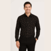 Printed Casual Brown Shirt