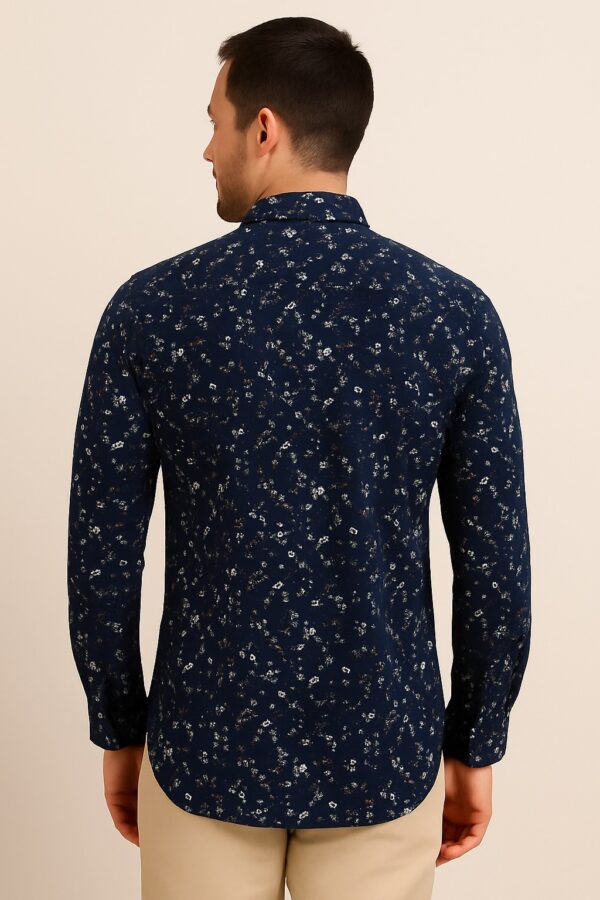 Printed Blue Shirt - Image 5