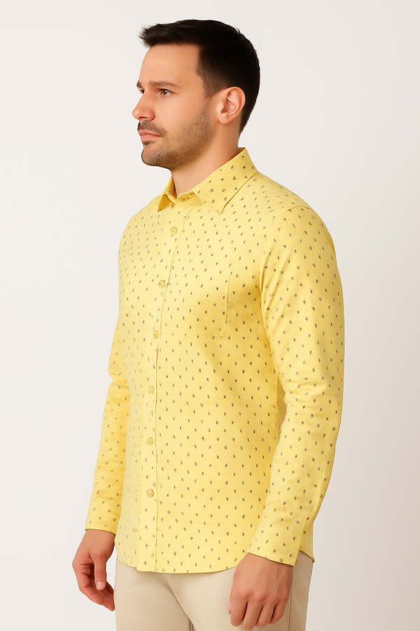 Printed Yellow Shirt - Image 5