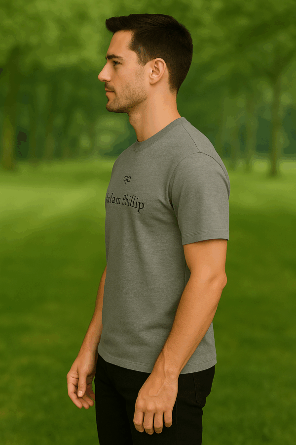 Styles Grey Cotton T-Shirt - Image 3