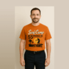 Styles Orange Cotton T-Shirt